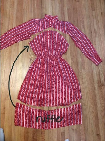 4th of July Vintage Dress Refashion {Lovera Loft}
