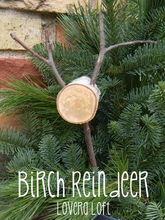Birch Reindeer Tutorial {Lovera Loft}