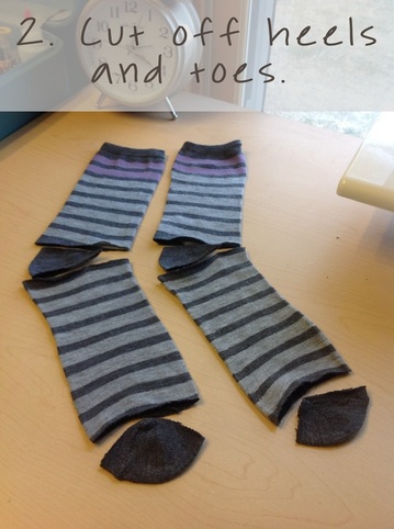 DIY Baby Leggings from Socks {during a 